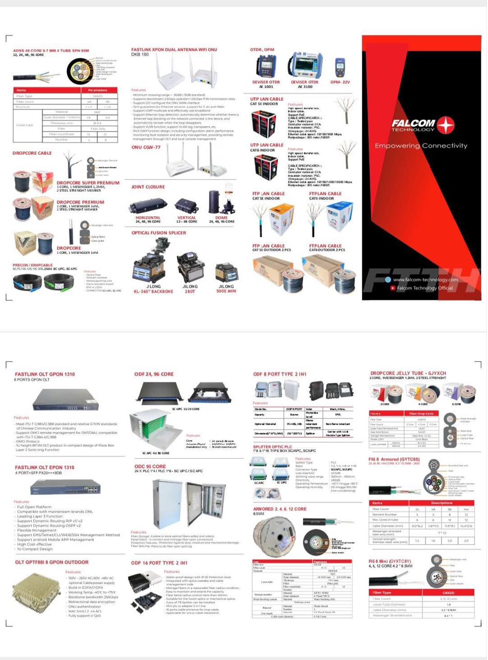 Katalog lengkap Falcom Technology FTTH