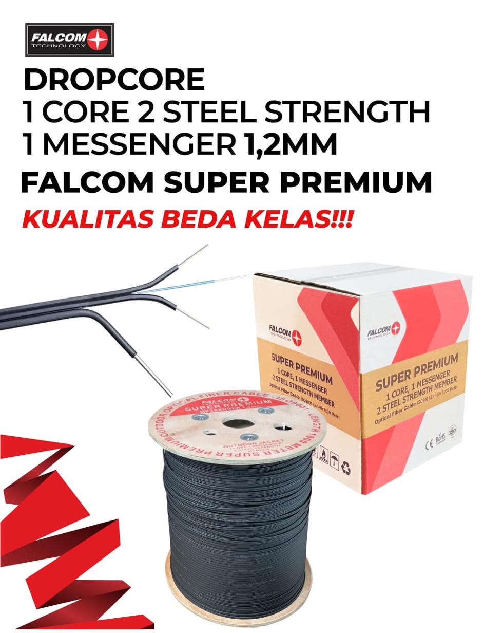 Dropcore 1 Core 2 Steel Strength 1 Messenger 1.2mm Falcom Super Premium