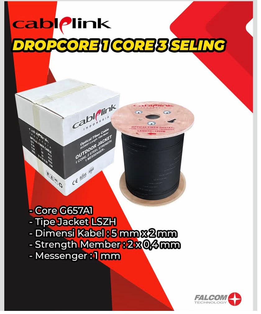 Cablelink Dropcore 1 Core 3 Seling