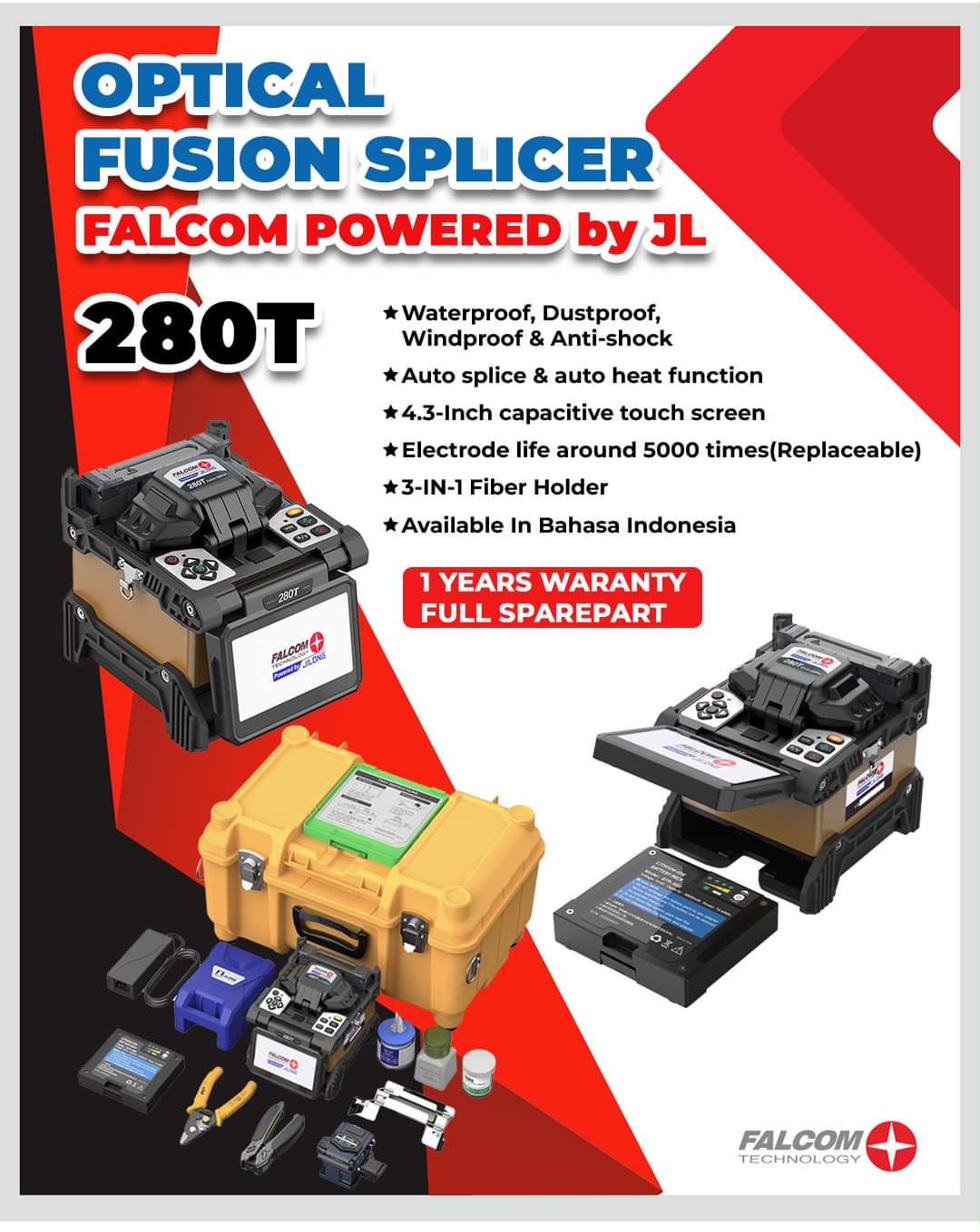 Optical Fusion Splicer Falcom 280T powered by JL