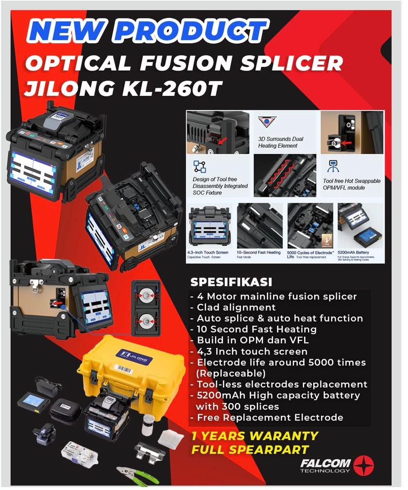 Optical Fusion Splicer Jilong KL-260T